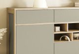 Sideboard Finnes in Salbei und Eiche Kommode skandinavisch 164 cm, Soft-Close