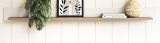 Wandboard Finnes in wei und Eiche Wandregal skandinavisch 150 cm