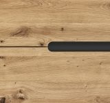 Wohnwand Cooper in Artisan Eiche und grau 3-teilig 220 cm hngend oder stehend, Soft-Close