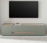 TV-Lowboard Center in Salbei und Barista Eiche TV Unterteil 170 cm
