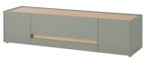 TV-Lowboard Center in Salbei und Barista Eiche TV Unterteil 170 cm