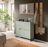 Garderobenpaneel Borga in Artisan Eiche Wandgarderobe 16 x 160 cm