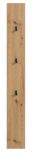 Garderobenpaneel Borga in Artisan Eiche Wandgarderobe 16 x 160 cm