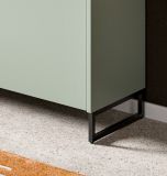 Garderobe Set 5-teilig Borga in Salbei und Artisan Eiche 236 x 197 cm, Soft-Close