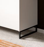 Garderobe Set 4-teilig Borga in wei und Artisan Eiche 172 x 197 cm, Soft-Close