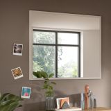 Garderobenspiegel Skid in Kaschmir Sand Flur Spiegel 80 x 70 cm