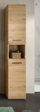 Badezimmer Hochschrank Cover in Artisan Eiche Badschrank 30 x 185 cm