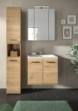 Badezimmer Hochschrank Cover in Artisan Eiche Badschrank 30 x 185 cm