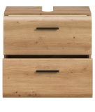 Waschbeckenunterschrank Cover in Artisan Eiche Badezimmer Unterschrank 60 cm