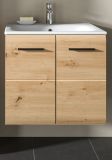 Waschbeckenunterschrank MIT Waschbecken Cover in Artisan Eiche Waschtisch hngend 60 cm