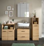 Badmbel Set 4-teilig Cover in Artisan Eiche Badkombination 180 x 185 cm