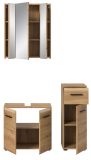 Badmbel Set 3-teilig Cover in Artisan Eiche Badkombination 105 x 185 cm