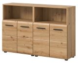 Badezimmer Kommode Set Cover in Artisan Eiche 2x Badkommode 120 x 80 cm