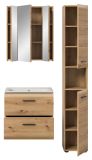 Badmbel Set 3-teilig Cover in Artisan Eiche Badkombination 105 x 185 cm