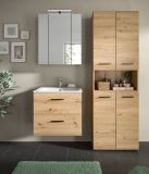 Badmbel Set 3-teilig Cover in Artisan Eiche Badkombination 135 x 185 cm