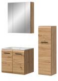 Badmbel Set 3-teilig Cover in Artisan Eiche Badkombination 105 x 185 cm