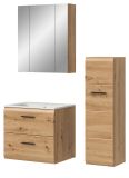 Badmbel Set 3-teilig Cover in Artisan Eiche Badkombination 105 x 185 cm
