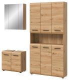 Badmbel Set 3-teilig Cover in Artisan Eiche Badkombination 165 x 185 cm