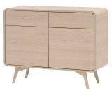 Sideboard Elverum in Eiche natur Kommode skandinavisch 108 x 84 cm, mit Push-to-Open
