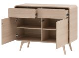 Sideboard Elverum in Eiche natur Kommode skandinavisch 108 x 84 cm, mit Push-to-Open