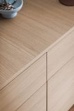Sideboard Elverum in Eiche natur Kommode skandinavisch 180 x 84 cm, mit Push-to-Open