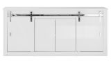 Sideboard Miami in wei Hochglanz Kommode 201 x 92 cm, Soft-Close