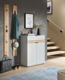 Garderobenpaneel Janko in Evoke Eiche Wandgarderobe 15 x 160 cm