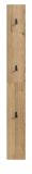 Garderobenpaneel Janko in Evoke Eiche Wandgarderobe 15 x 160 cm