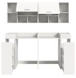 Waschmaschinenschrank Flexy in wei Set 6-teilig 190 x 195 cm