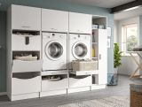 Waschmaschinenschrank Flexy in wei Set 4-teilig 242 x 196 cm