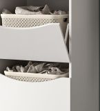 Waschmaschinenschrank Flexy in wei Set 8-teilig 300 x 196 cm