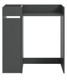 Waschmaschinenumbau Set Flexy in grau 2-teilig �berbauschrank und Anstellregal