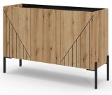 Sideboard Norick in Evoke Eiche Kommode 120 x 81 cm, Soft-Close
