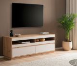 TV-Lowboard Kiruma in Kaschmir und Artisan Eiche TV Unterteil 162 x 60 cm