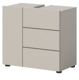 Waschbeckenunterschrank Larik in Kaschmir Badezimmer Unterschrank 60 x 56 cm