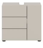 Waschbeckenunterschrank Larik in Kaschmir Badezimmer Unterschrank 60 x 56 cm