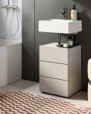 Waschbeckenunterschrank Larik in Kaschmir Badezimmer Unterschrank 38 x 56 cm