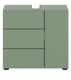 Waschbeckenunterschrank Larik in gr�n Badezimmer Unterschrank 60 x 56 cm
