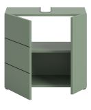 Waschbeckenunterschrank Larik in gr�n Badezimmer Unterschrank 60 x 56 cm