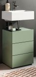 Waschbeckenunterschrank Larik in gr�n Badezimmer Unterschrank 38 x 56 cm