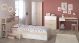 Parisot Kinder- und Jugendzimmer Set 5-teilig Charly8 in Akazie und wei�