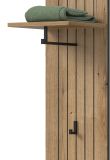 Garderobenpaneel Loreno in Evoke Eiche Wandgarderobe 31 x 160 cm