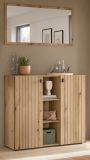Garderobe Set 2-teilig Loreno in Evoke Eiche 106 x 192 cm