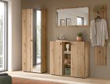Garderobe Set 2-teilig Loreno in Evoke Eiche 106 x 192 cm