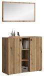 Garderobe Set 2-teilig Loreno in Evoke Eiche 106 x 192 cm
