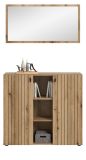 Garderobe Set 2-teilig Loreno in Evoke Eiche 106 x 192 cm