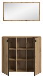 Garderobe Set 2-teilig Loreno in Evoke Eiche 106 x 192 cm