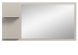 Garderobenspiegel Loreno in Kaschmir Wandspiegel mit Ablage 106 x 55 cm