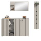 Garderobe Set 3-teilig Loreno in Kaschmir 196 x 192 cm