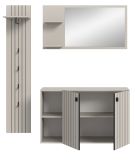 Garderobe Set 3-teilig Loreno in Kaschmir 152 x 192 cm